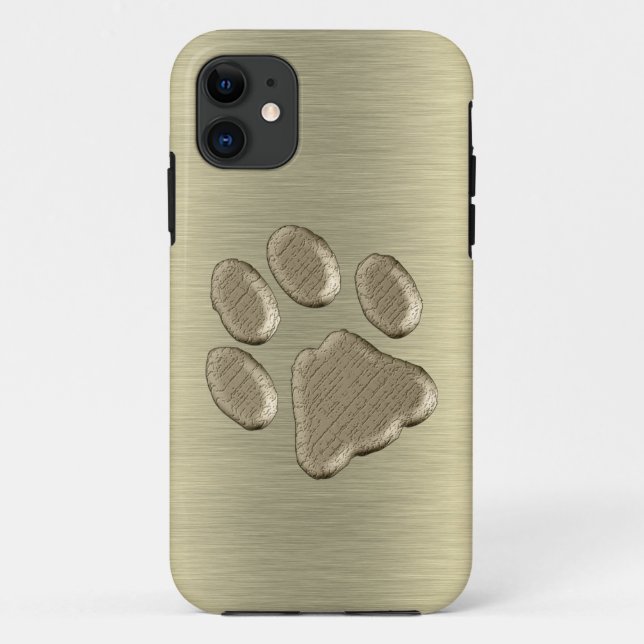 Capa Para iPhone Da Case-Mate Pfötchen de ouro *-* (Verso)