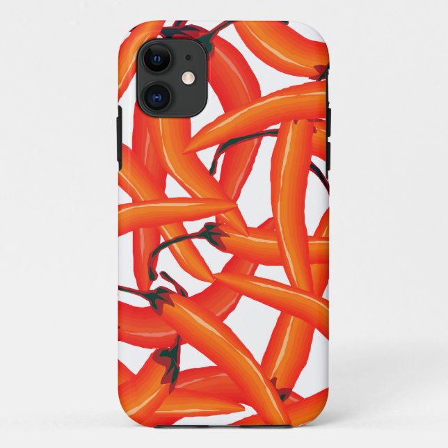 Capa Para iPhone Da Case-Mate Pimentos Quentes Vermelhos (Verso)