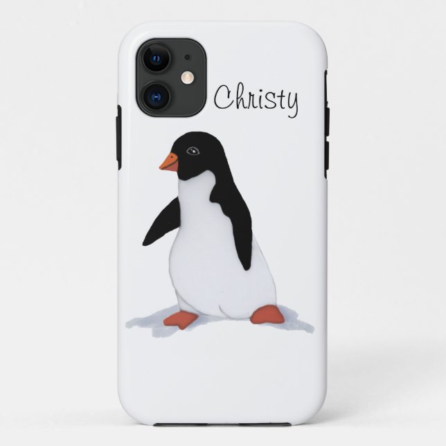 Capa Para iPhone Da Case-Mate Pinguim (Verso)