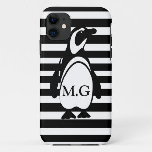 Capa Para iPhone Da Case-Mate Pinguim e listras