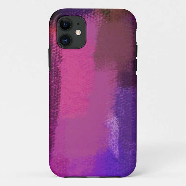 Capa Para iPhone Da Case-Mate pintura abstrato | Abstrato Roxo Art 10.o (Verso)