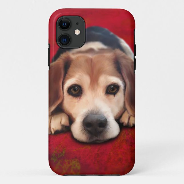 Capa Para iPhone Da Case-Mate Pintura em Cachorro de Belas Artes (Verso)