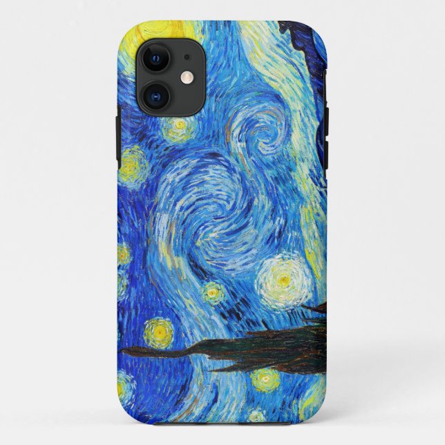 Capa Para iPhone Da Case-Mate Pintura Legal da Noite Estelar Vincent Van Gogh (Verso)