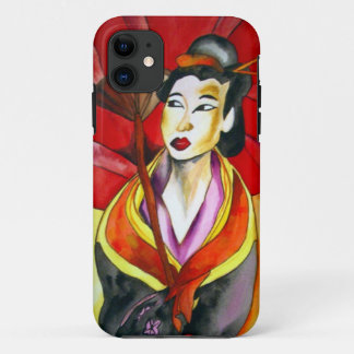 Capa Para iPhone Da Case-Mate Pintura original de aquarela de Geisha Japonesa
