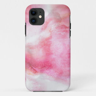 Capa Para iPhone Da Case-Mate pintura vanguardista vermelha da mão do fundo da