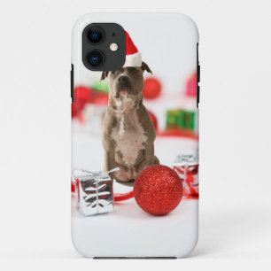 Capa Para iPhone Da Case-Mate Pit Bull Dog com caixa de presentes e Enfeites de 