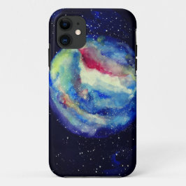 Capa Para iPhone Da Case-Mate Planet Case, Watercolor Cosmos Art