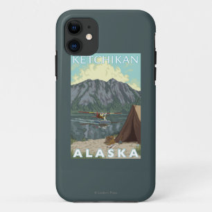 Capa Para iPhone Da Case-Mate Plano de Bush & pesca - Ketchikan, Alaska