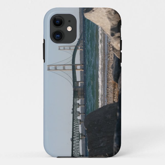 Capa Para iPhone Da Case-Mate Ponte de Mackinac (Verso)