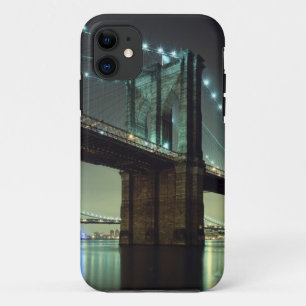 Capa Para iPhone Da Case-Mate Ponte do Brooklyn à noite na Ponte de Manhattan
