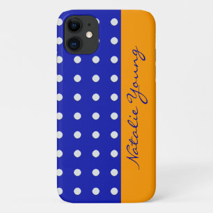 Capa Para iPhone Da Case-Mate pontos brancos amarelos azuis personalizados