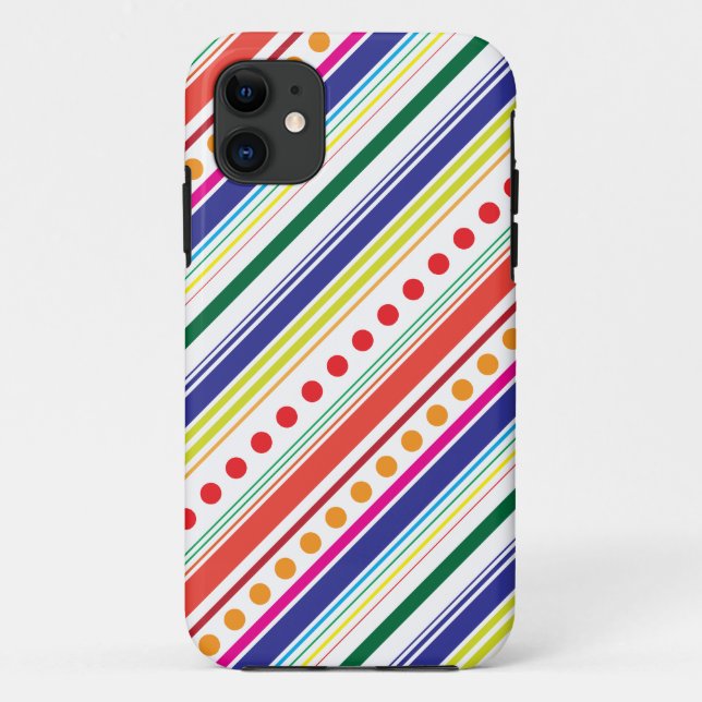 Capa Para iPhone Da Case-Mate Pontos Diagonais (Verso)