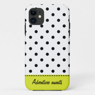 Capa Para iPhone Da Case-Mate Pontos Retroativos - Caso iPhone 5/5S preto e bran