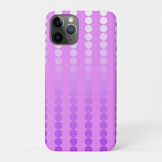 Capa Para iPhone Da Case-Mate Pontos satíricos - tons de orquídea (Verso)