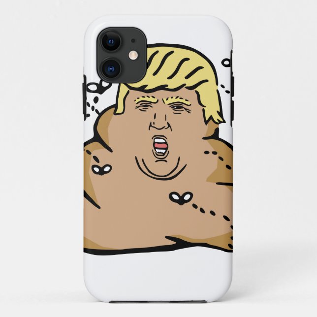 Capa Para iPhone Da Case-Mate poop donald trump (Verso)