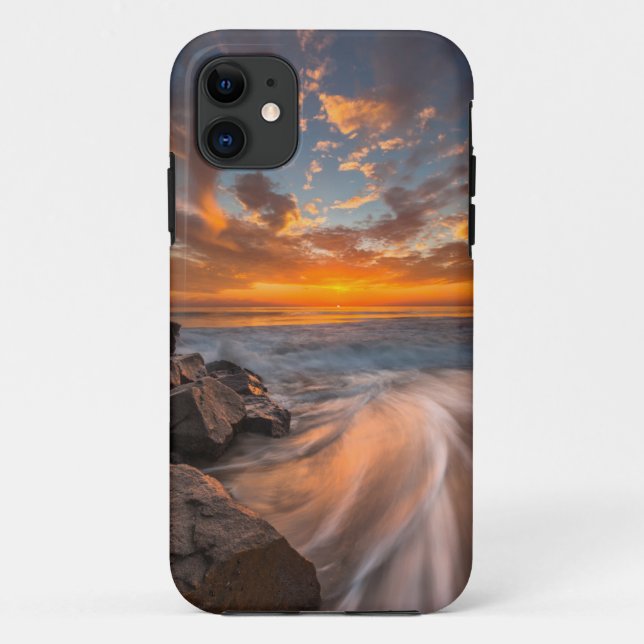 Capa Para iPhone Da Case-Mate Pôr do sol da Praia de Tamarach (Verso)