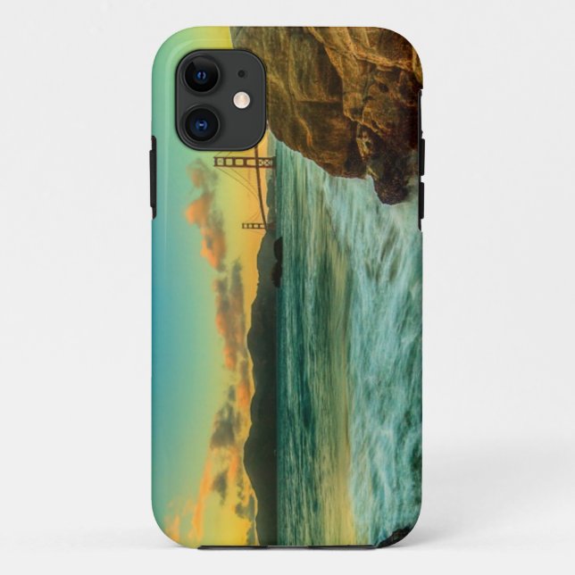 Capa Para iPhone Da Case-Mate Por do sol na praia do padeiro (Verso)