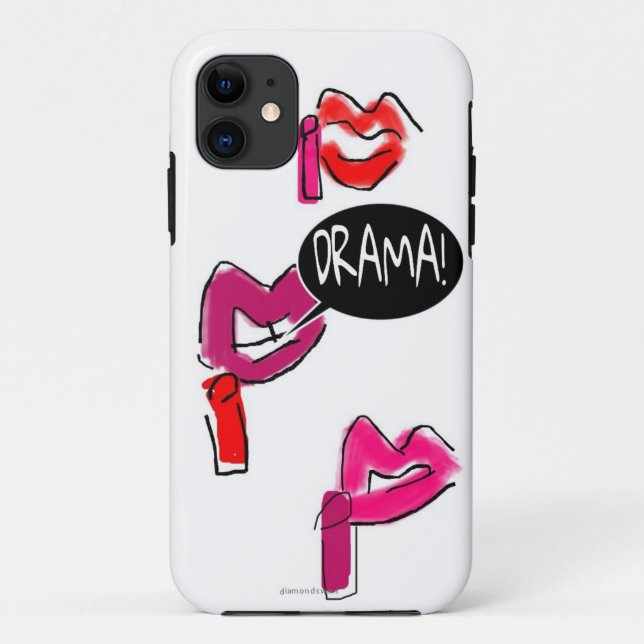 Capa Para iPhone Da Case-Mate porque assim drama (Verso)