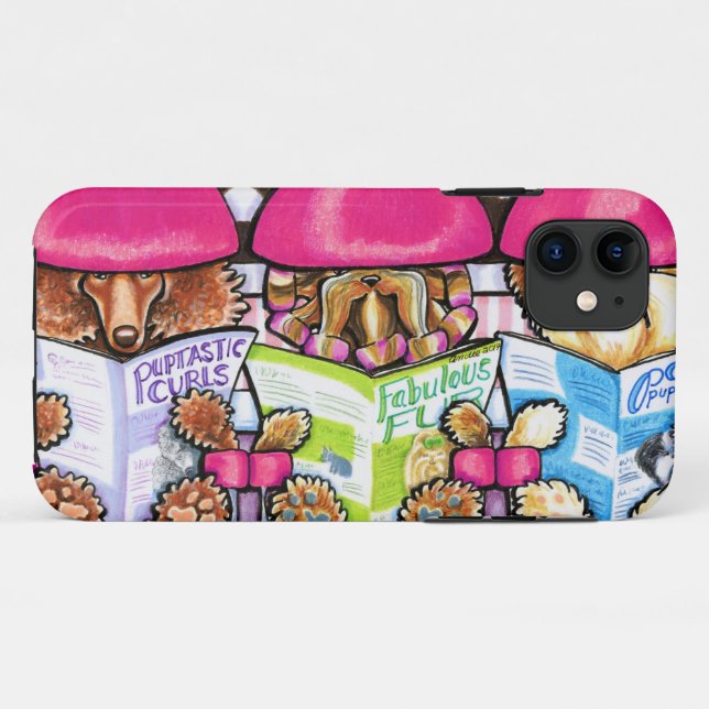 Capa Para iPhone Da Case-Mate Posh Pup Salon (Verso (horizontal))