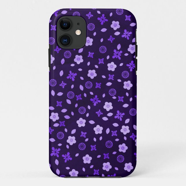 Capa Para iPhone Da Case-Mate Posies Roxas (Verso)