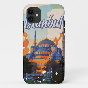 Capa Para iPhone Da Case-Mate Poster das viagens vintage de Istambul