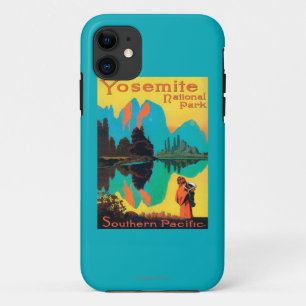 Capa Para iPhone Da Case-Mate Poster do turista - parque nacional de Yosemite,