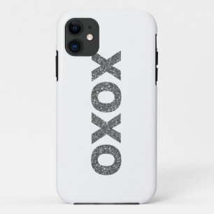 Capa Para iPhone Da Case-Mate Prata do brilho XOXO