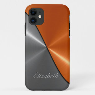 Capa Para iPhone Da Case-Mate Prata e metal de aço inoxidável brilhante