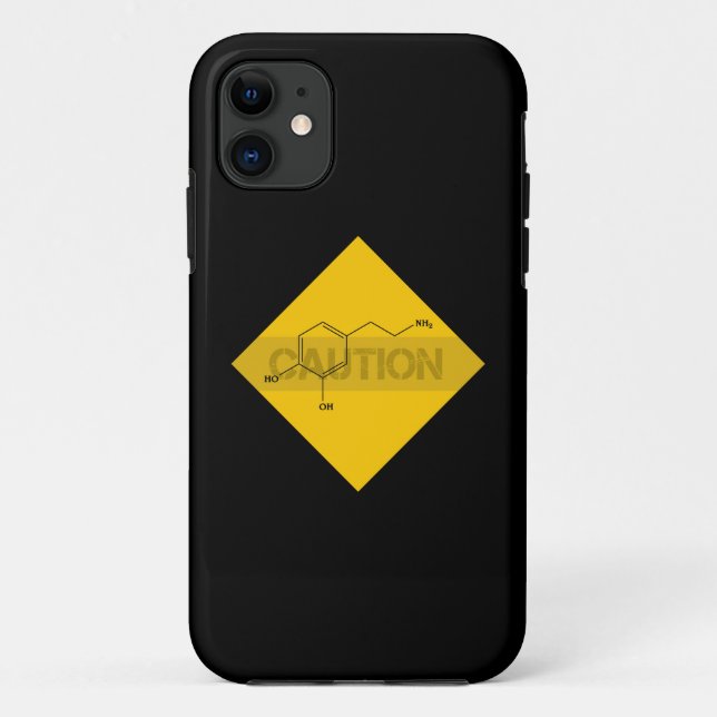 Capa Para iPhone Da Case-Mate Precaução: Dopamina (Verso)