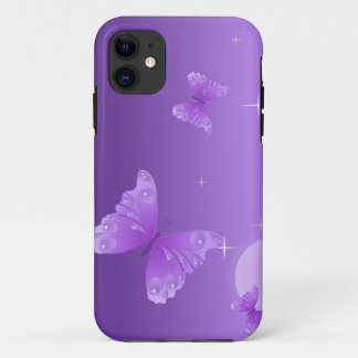 Capa Para iPhone Da Case-Mate Presente de Natal da Borboleta Roxa