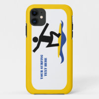 Presentes de surfe, surfista no seu costume de sur
