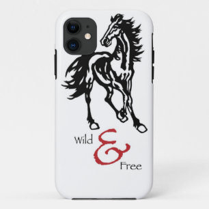 Capa Para iPhone Da Case-Mate Preto Running do cavalo, branco, vermelho,
