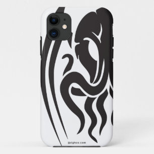 Capa Para iPhone Da Case-Mate Preto tribal do caso do iPhone 5/5S de Cthulhu no