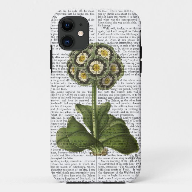 Capa Para iPhone Da Case-Mate Primula Auricula Azul (Verso)