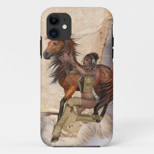Capa Para iPhone Da Case-Mate Princesa Indiana Americana e Cavalo