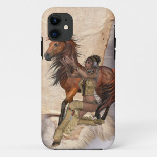 Capa Para iPhone Da Case-Mate Princesa Indiana Americana e Cavalo