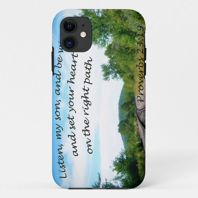 Capa Para iPhone Da Case-Mate Provérbios 23:19 (Verso)