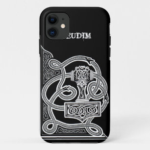 Capa Para iPhone Da Case-Mate Pseudim Mjolnir Black