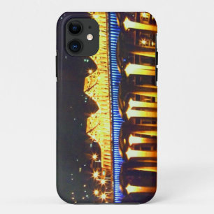 Capa Para iPhone Da Case-Mate 🌌 🌉 🌙 Psicodélica, Fabulosa paisagem noturna de