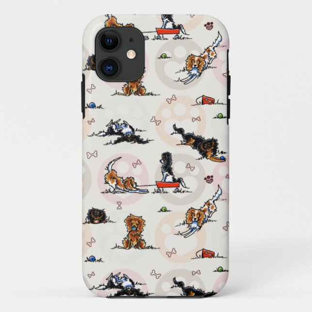 Capa Para iPhone Da Case-Mate Puppy Playtime in para um tratamento (Verso)