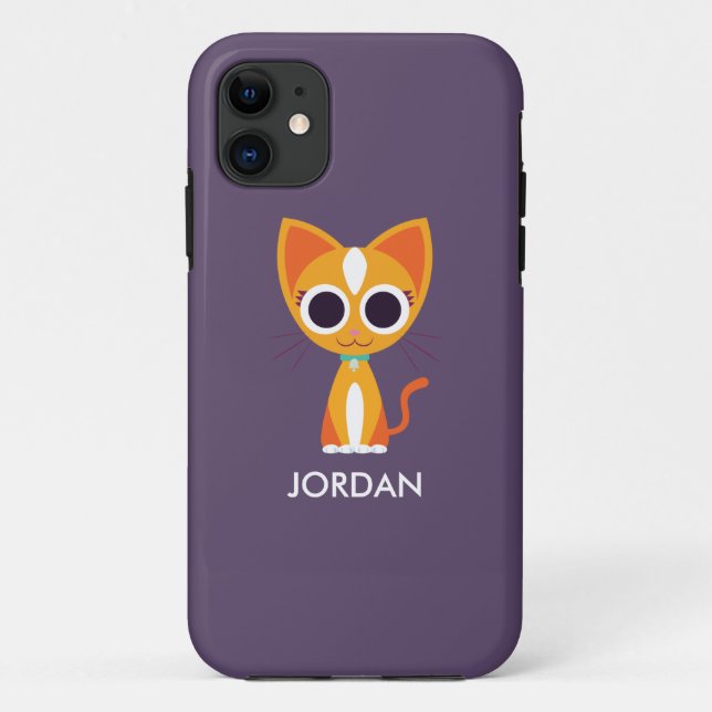 Capa Para iPhone Da Case-Mate Purrl o gato (Verso)