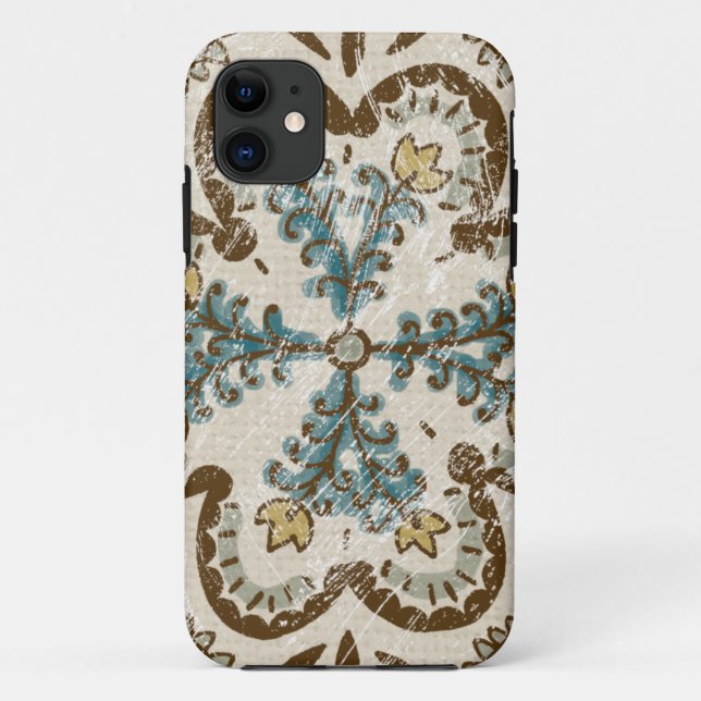 Capa Para iPhone Da Case-Mate Quadrado de Batik Não Embelezado II (Verso)