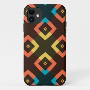 Capa Para iPhone Da Case-Mate Quadrados de Argyle Coloridos Retroativos