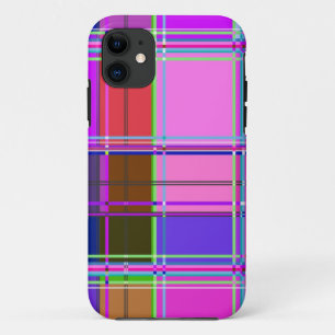Capa Para iPhone Da Case-Mate Quadrados de cores do tecido