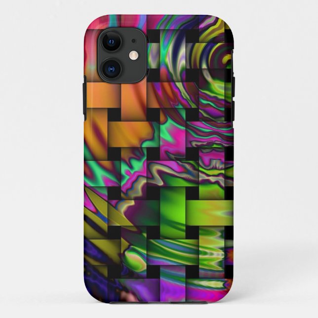 Capa Para iPhone Da Case-Mate quadrados de vidro (Verso)