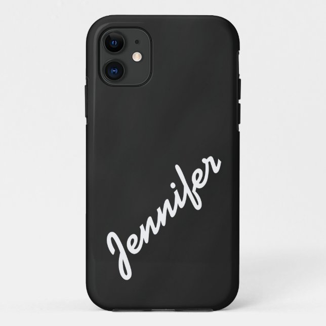 Capa Para iPhone Da Case-Mate Quadro feminino, preto com caso conhecido do (Verso)