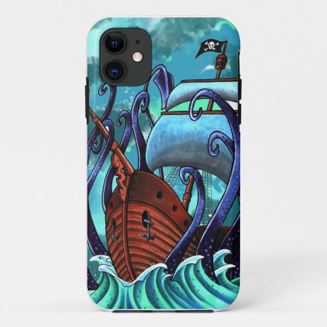 Capa Para iPhone Da Case-Mate Que é Kraken? Caso de Iphone 5 (Verso)