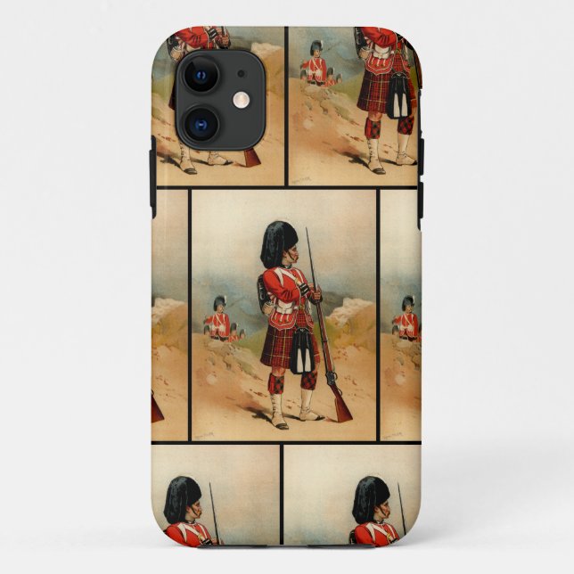 Capa Para iPhone Da Case-Mate Queens Camarões Highlanders (Verso)