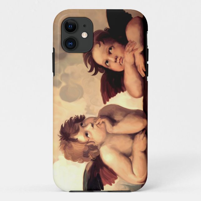 Capa Para iPhone Da Case-Mate Querubins Raffaelo Sanzio de Sistine Madonna (Verso)