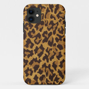 Capa Para iPhone Da Case-Mate RAB Rockabilly Leopard Print Brown Dourado